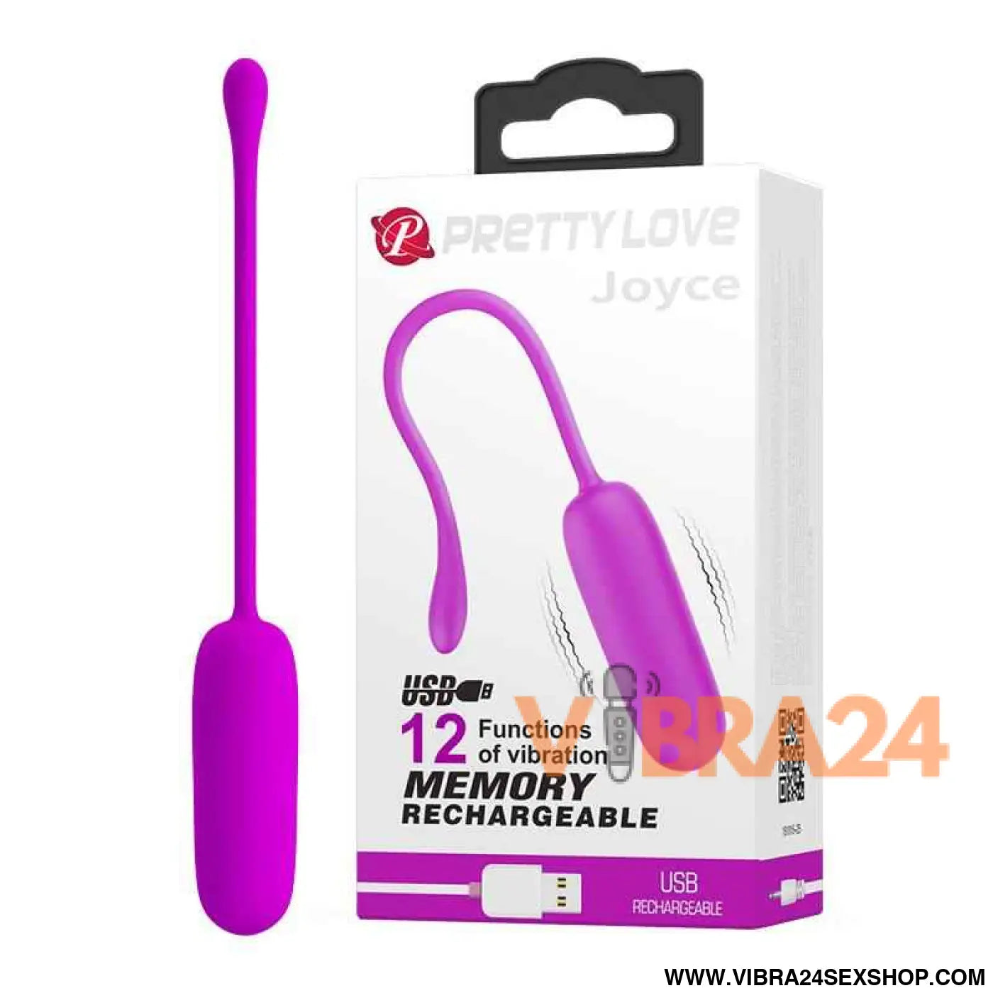 Vibrating Egg Joyce Silicone USB