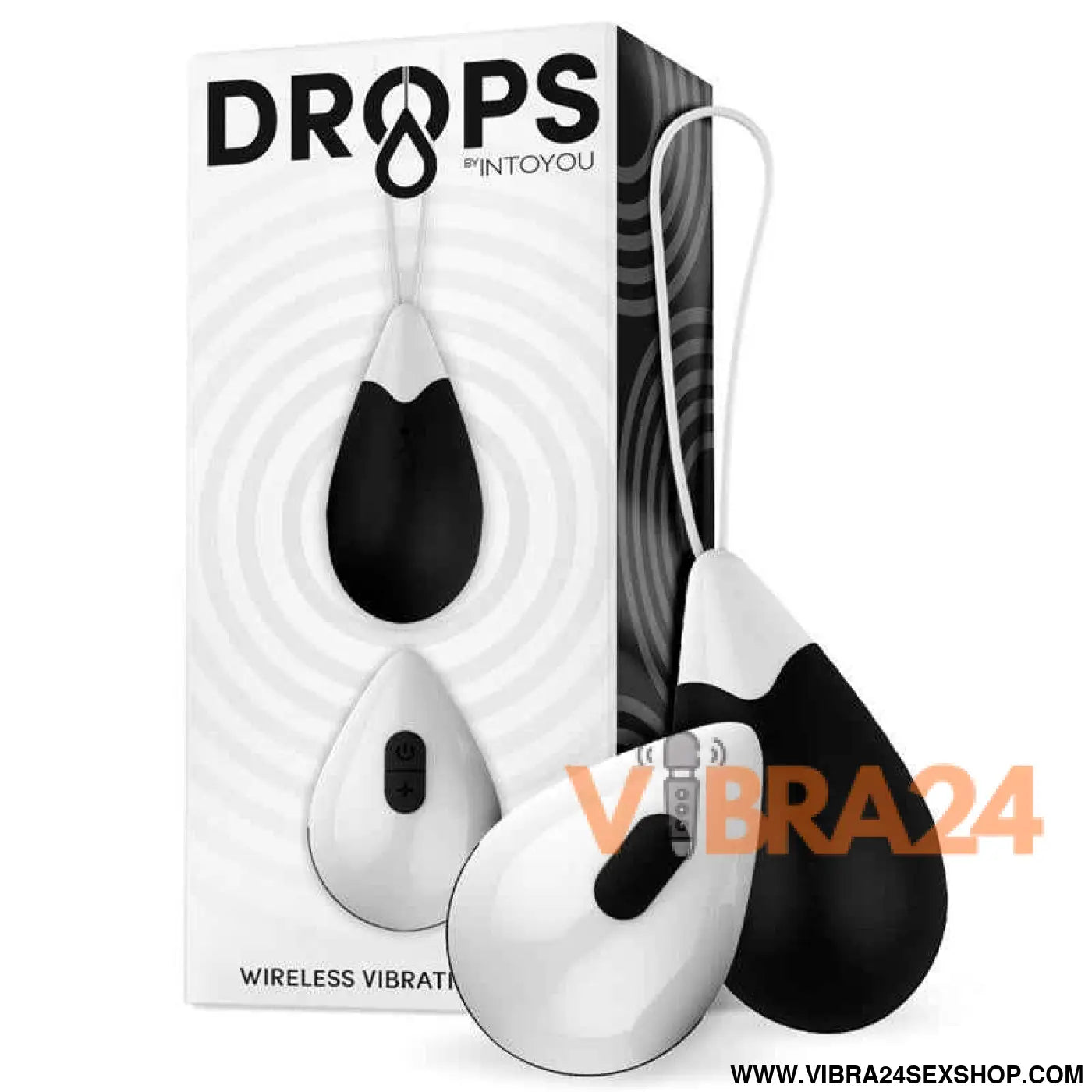 Vibrating Egg Remote Control USB Silicone Black