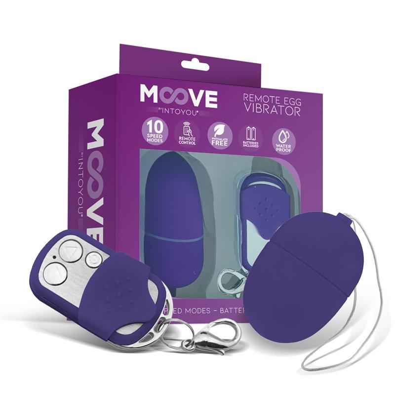 Vibrating Egg with Remote Control Mini Purple