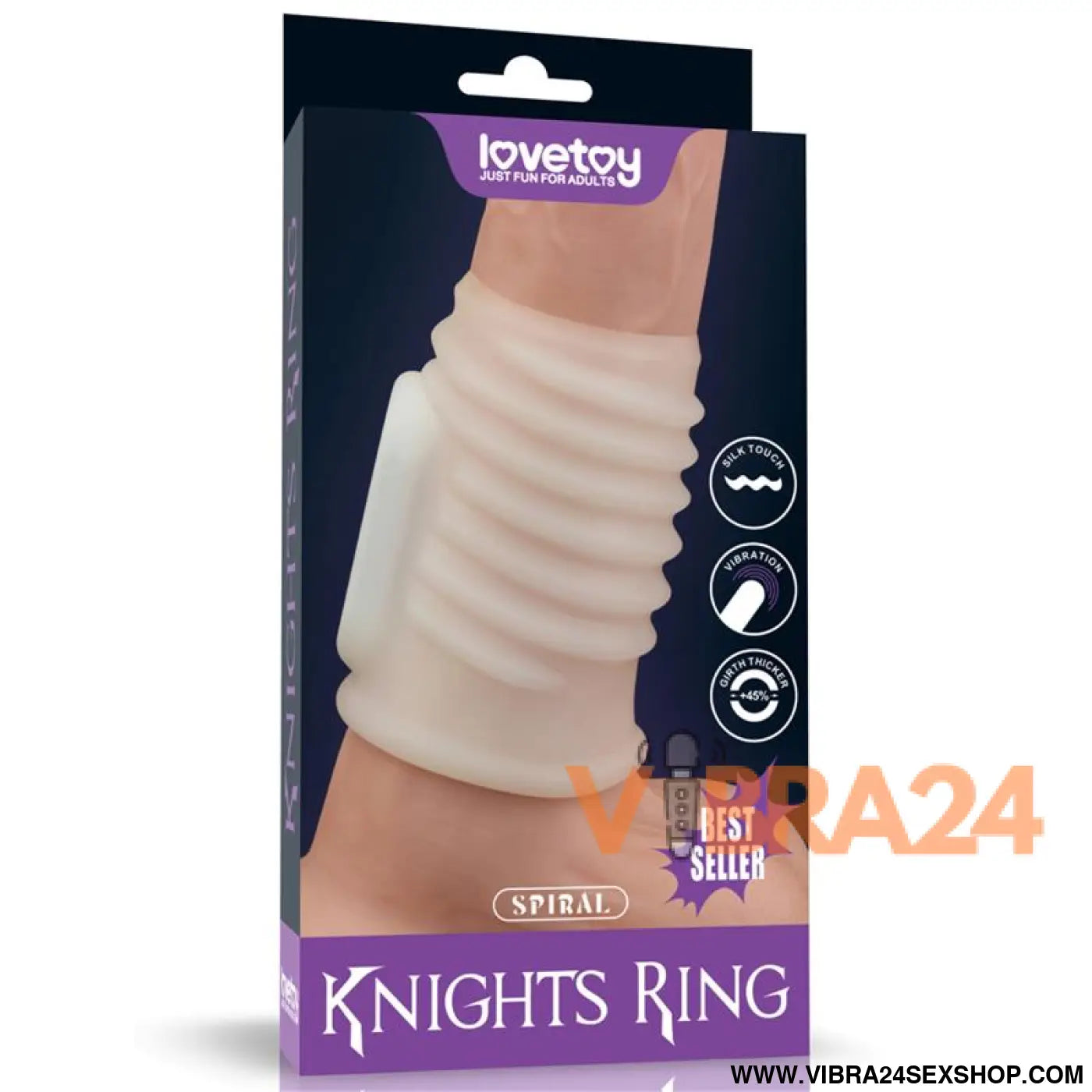 Vibrating Penis Sleeve Spiral Knights