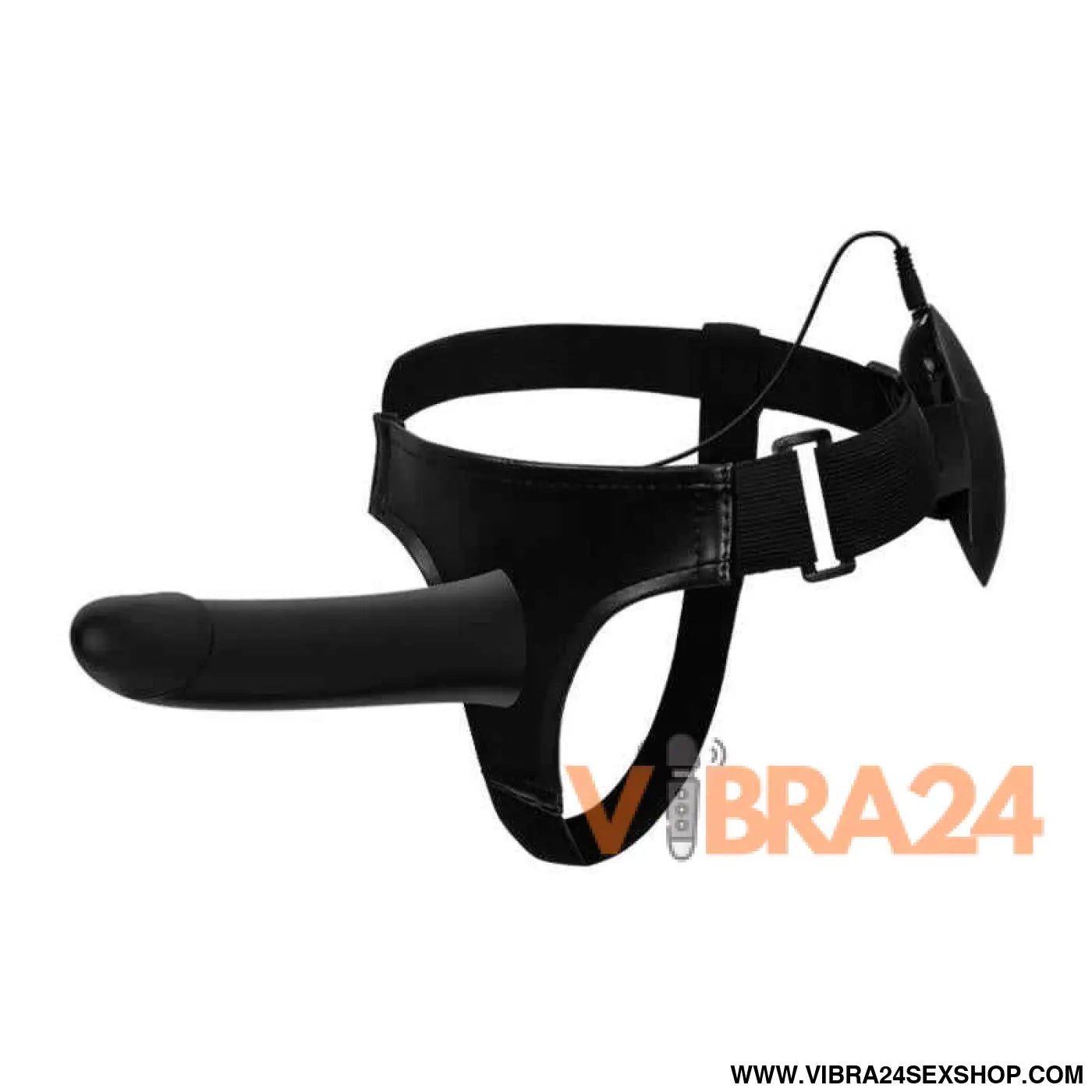 Vibrating Strap On with Hollow Dildo Vito