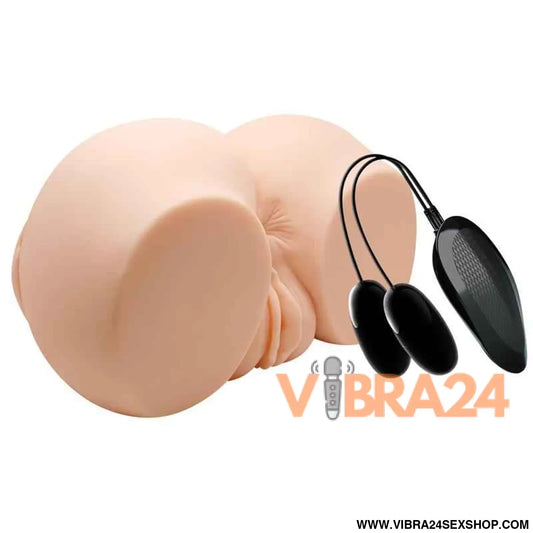 Vibrating Vagina and Ass Masturbator