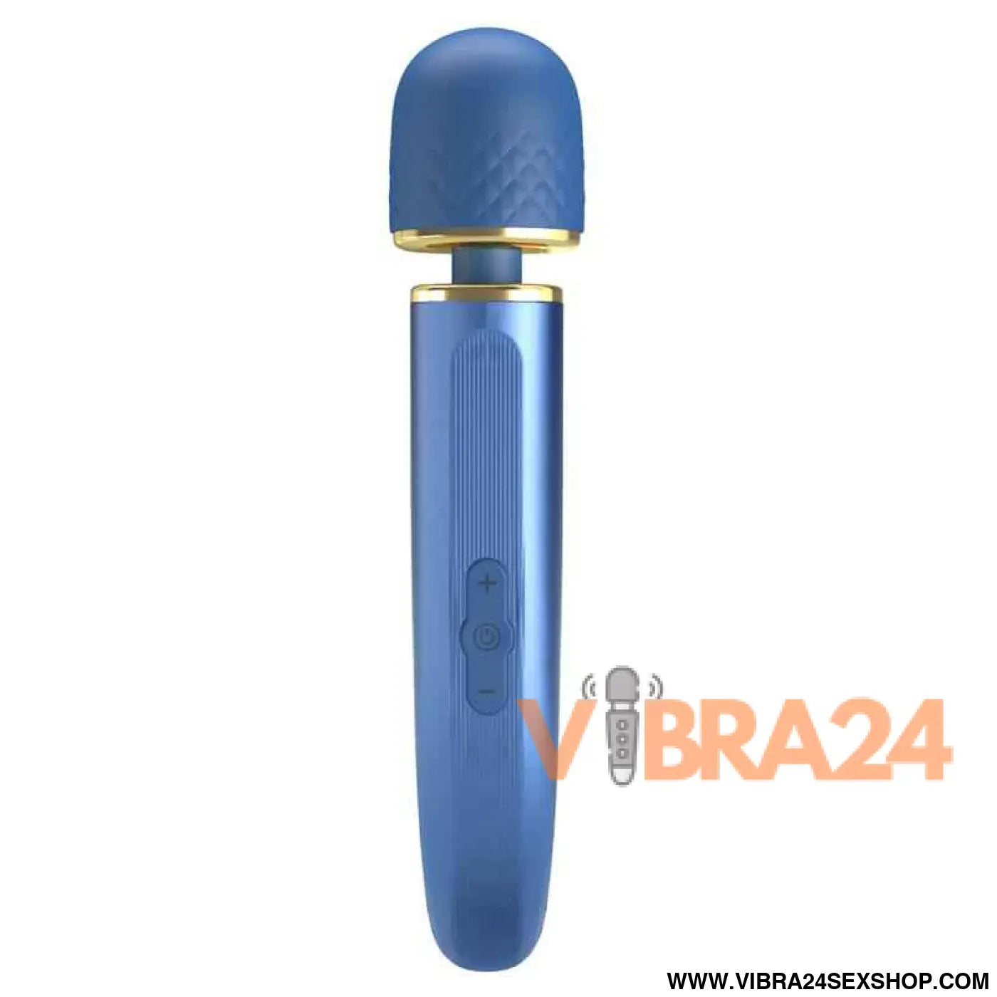 Vibrating Wand USB Silicone Blue