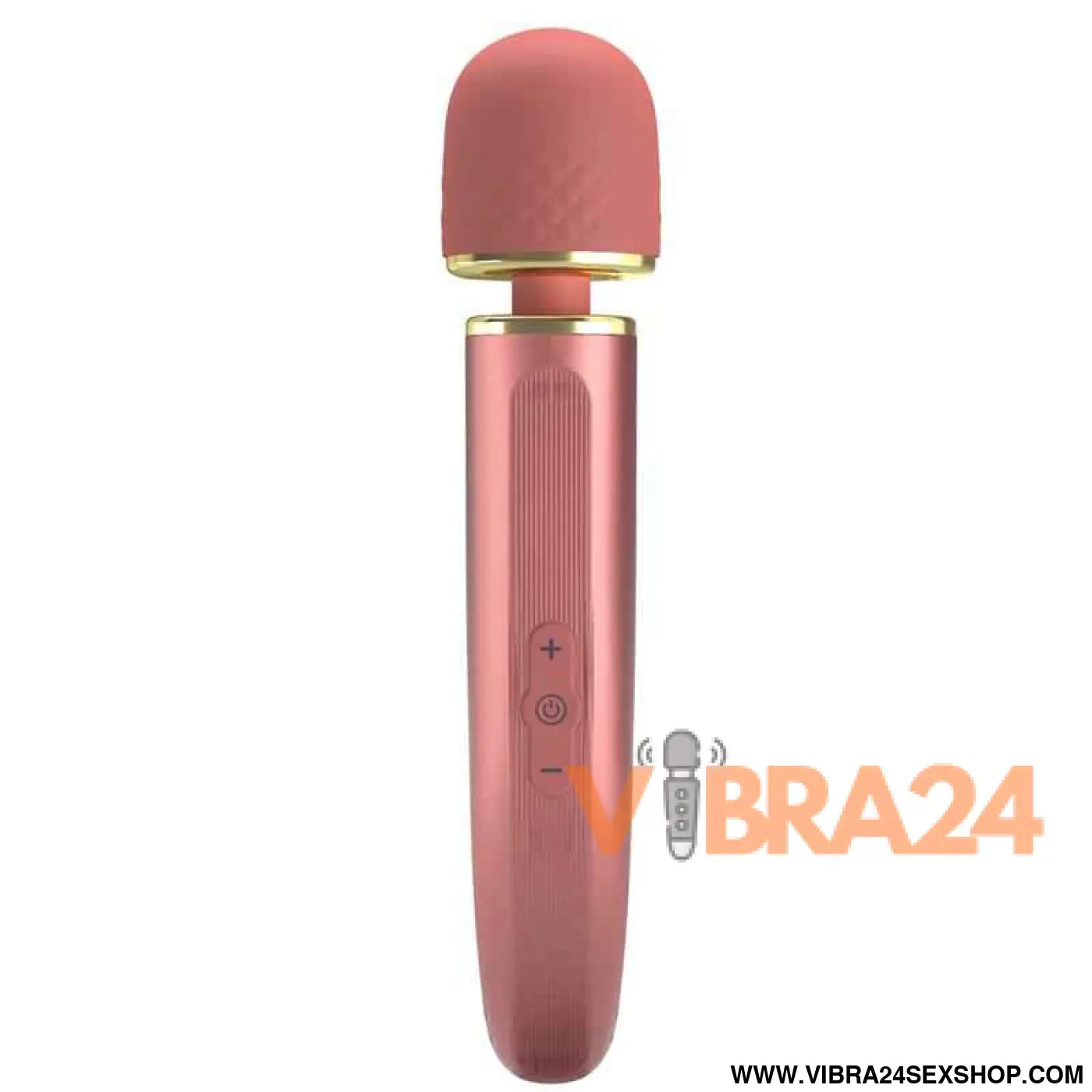 Vibrating Wand USB Silicone Pink