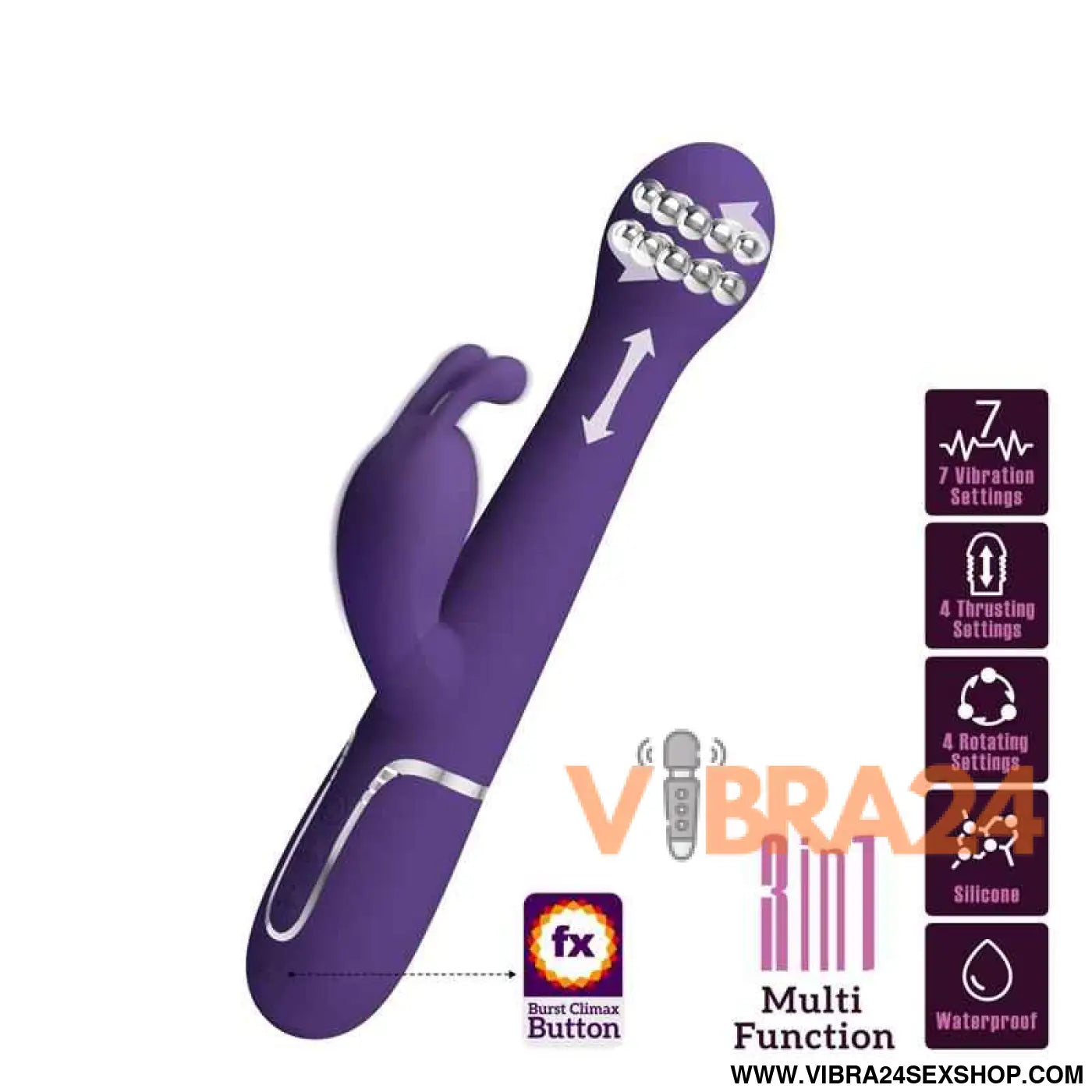 Vibrator wt Rotation and Thrusting Twinkled