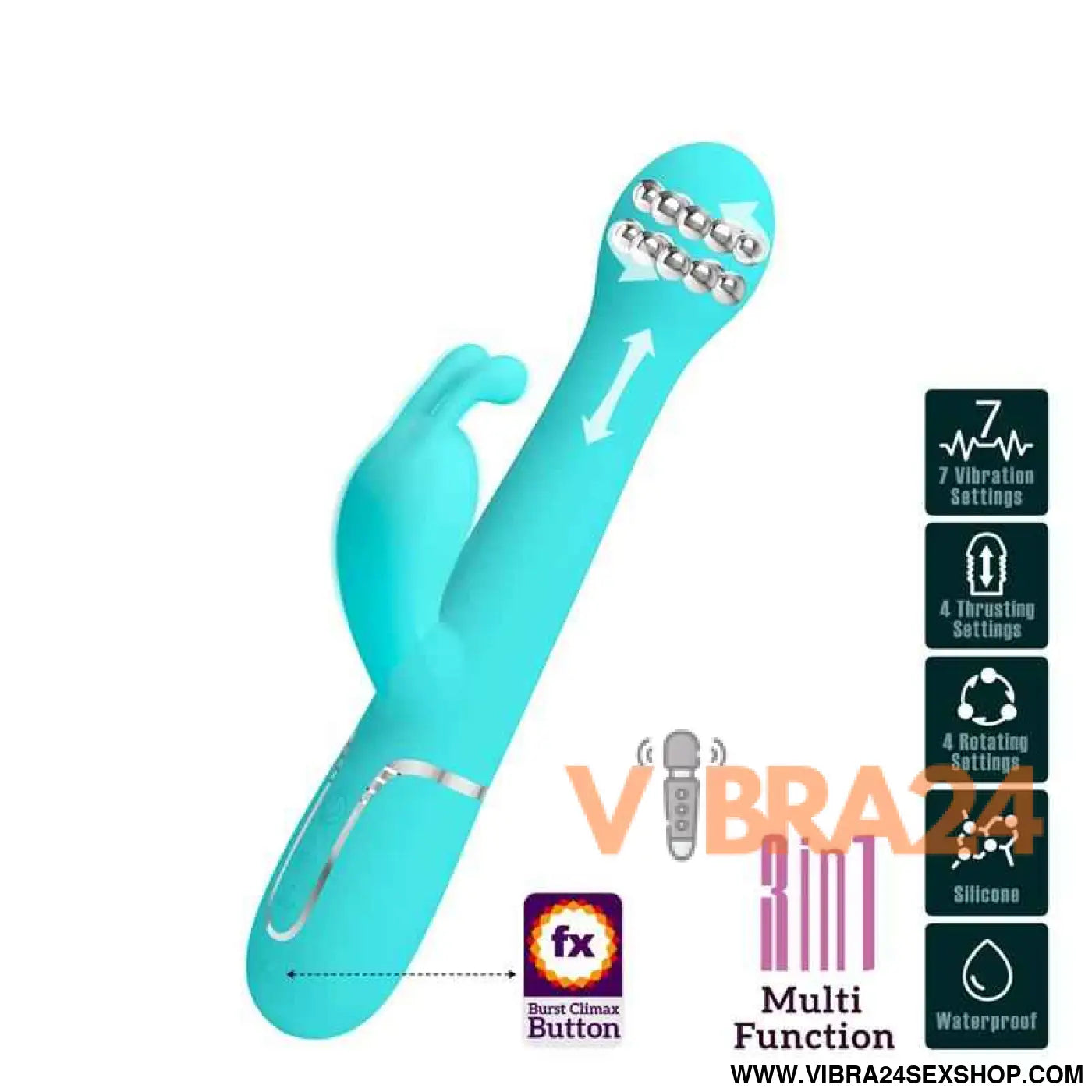 Vive with Thrusting and Rotating Beads Dejon Blue
