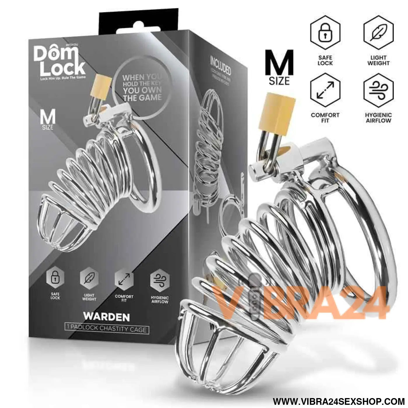 Warden Chastity Cage Size M