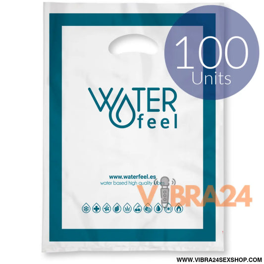 WATERFEEL - 100 SACOS PLÁSTICOS GRANDES 40 X 50 CM