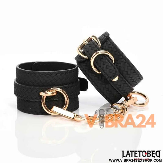 Weaving patterns wrist cuff Golden Chain
