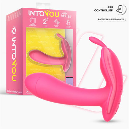 Intoyou App Series – Wingy: Vibrador Borboleta com Design Ergonómico, 2 Motores e Controlo por App para Prazer Conectado