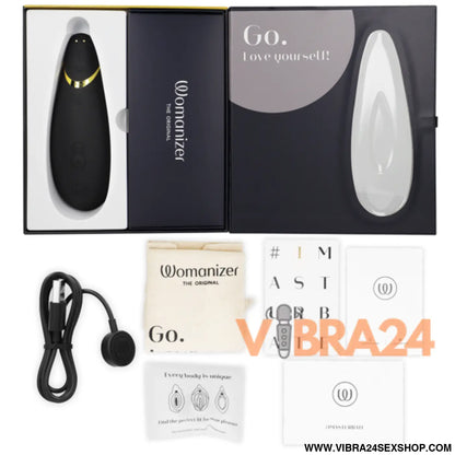 WOMANIZER - Estimulador Clitorial Premium 2 Preto