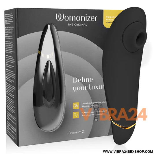 WOMANIZER - Estimulador Clitorial Premium 2 Preto