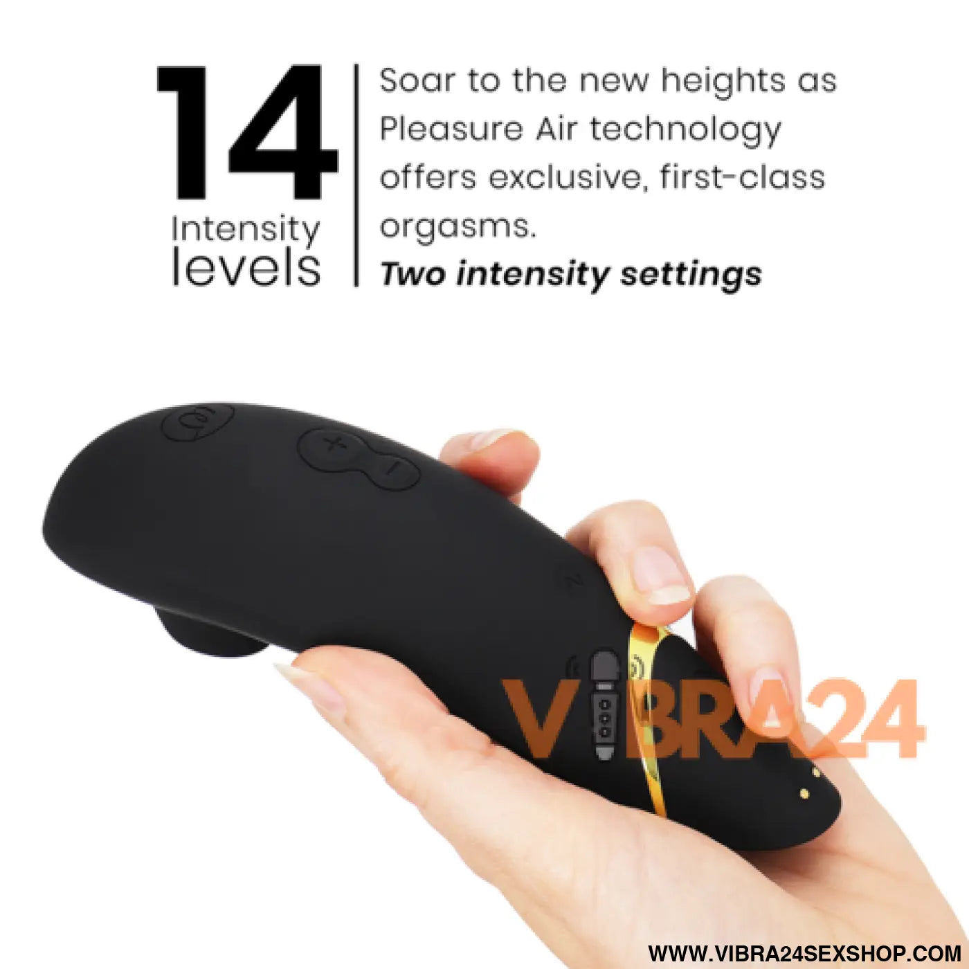 WOMANIZER - Estimulador Clitorial Premium 2 Preto
