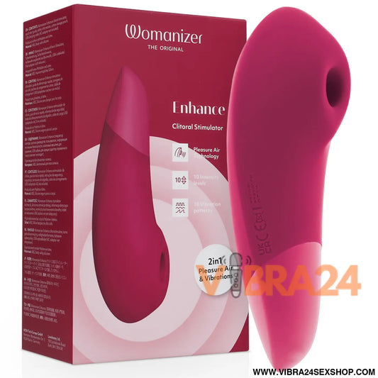 WOMANIZER - Estimulador Clitoriano Enhance Rosa Vibrante