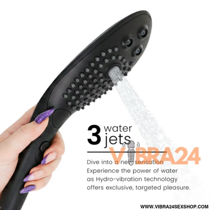 Womanizer - Estimulador de Clitóris para Chuveiro Wave Preto