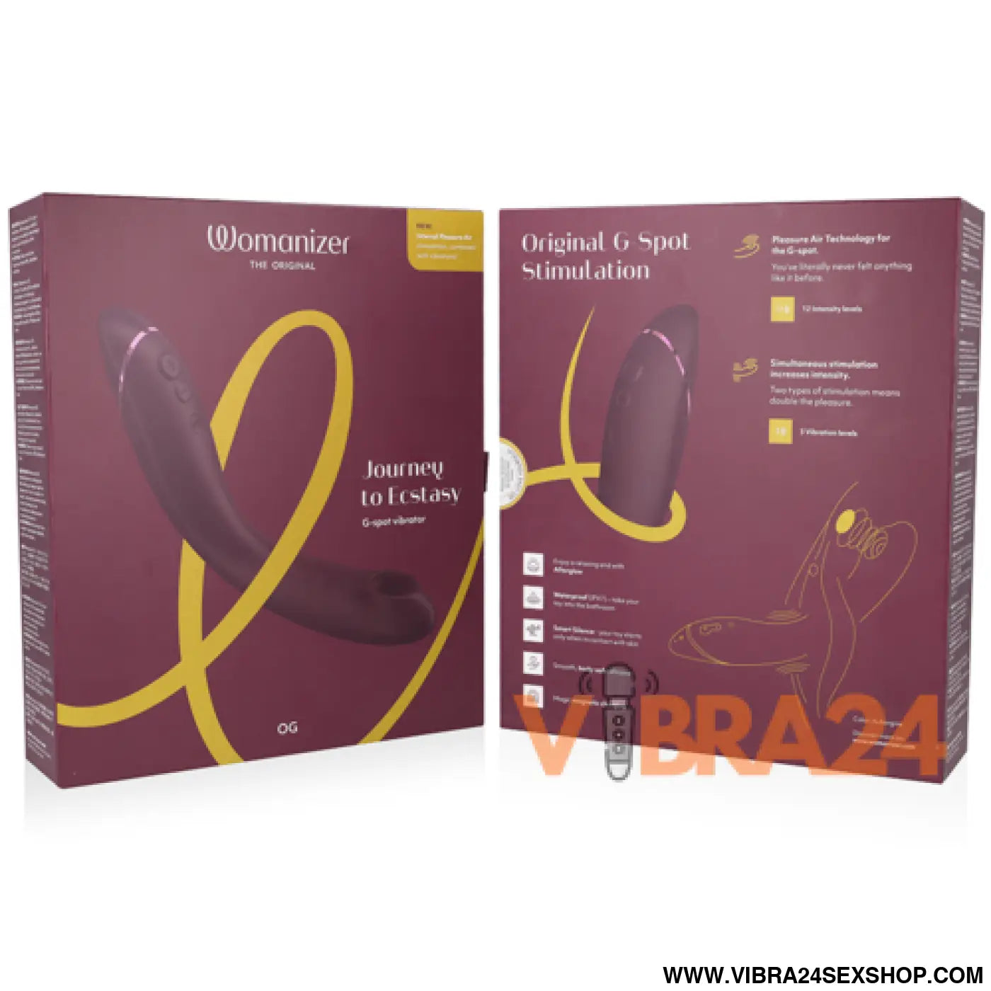 WOMANIZER G-Spot Aubergine - Estimulador Íntimo de Alta Performance - VIBRA24 SEXSHOP