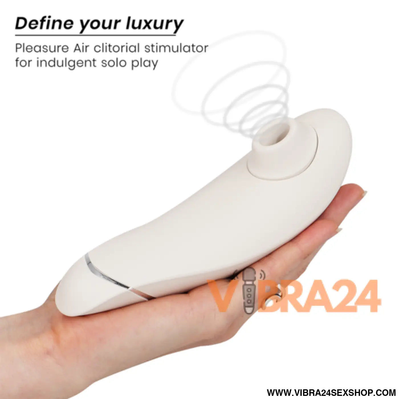 WOMANIZER PREMIUM 2 - Estimulador Clitorial Warm Grey