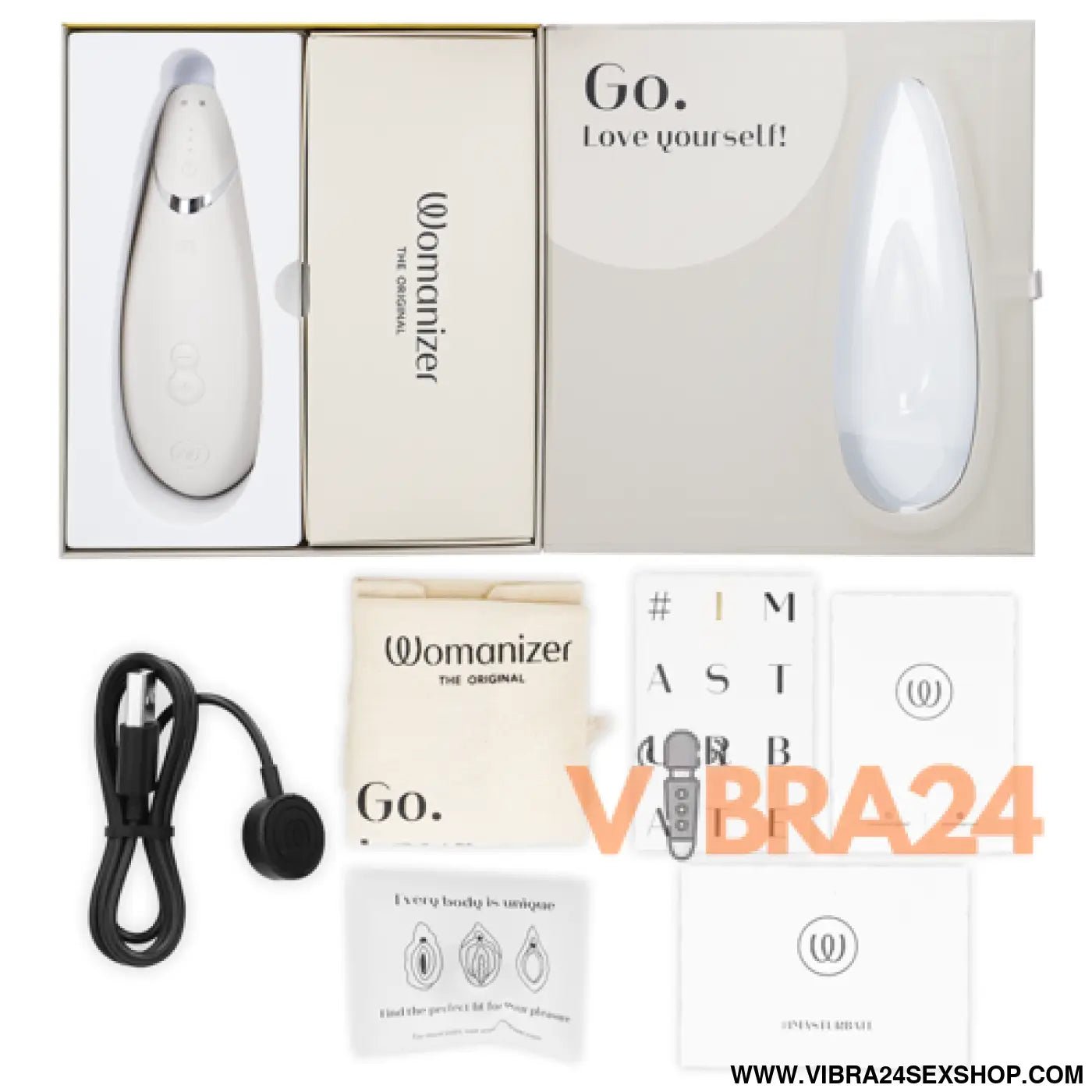 WOMANIZER PREMIUM 2 - Estimulador Clitorial Warm Grey