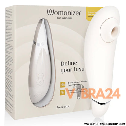 WOMANIZER PREMIUM 2 - Estimulador Clitorial Warm Grey
