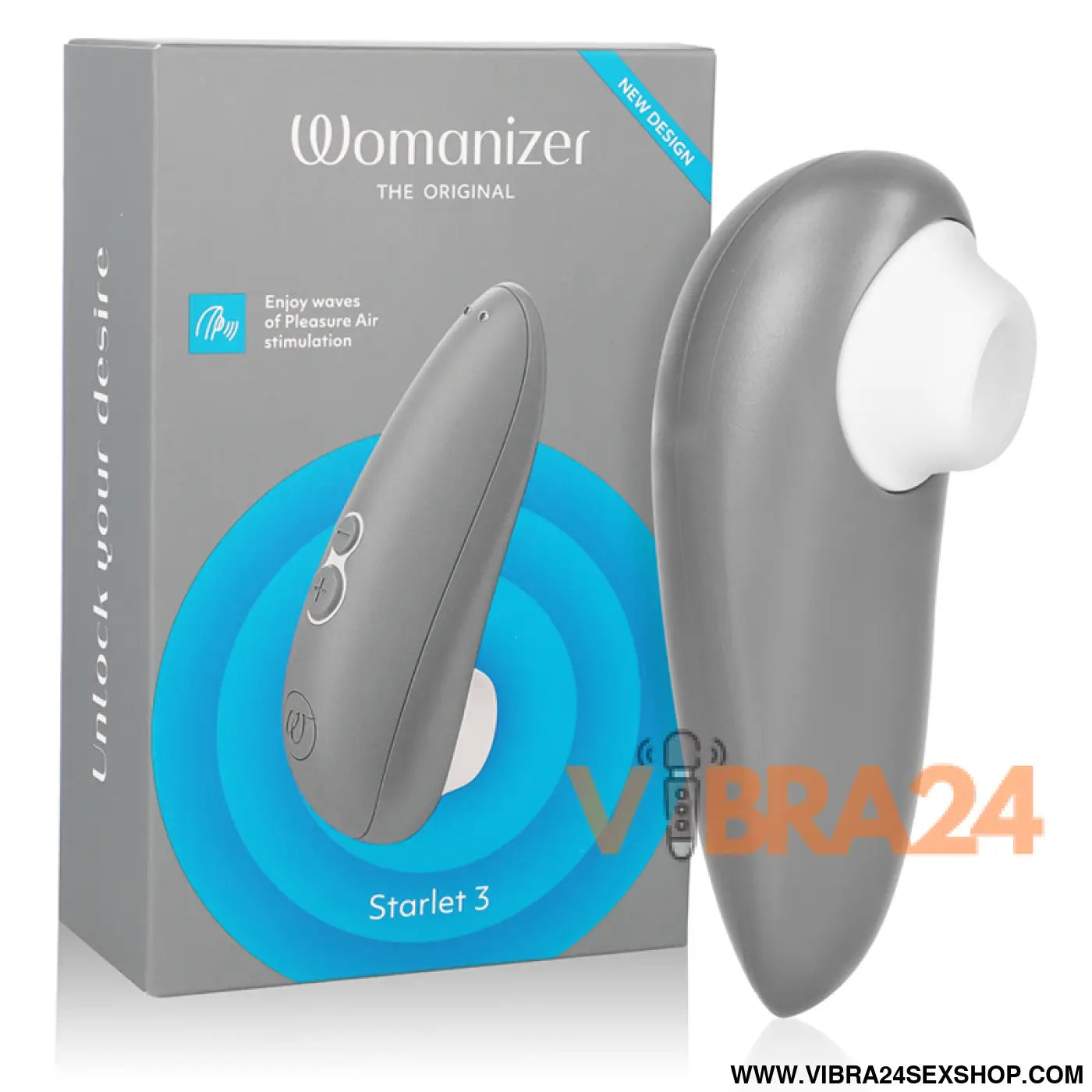 WOMANIZER - STARLET 3 CLITORAL STIMULATOR GREY