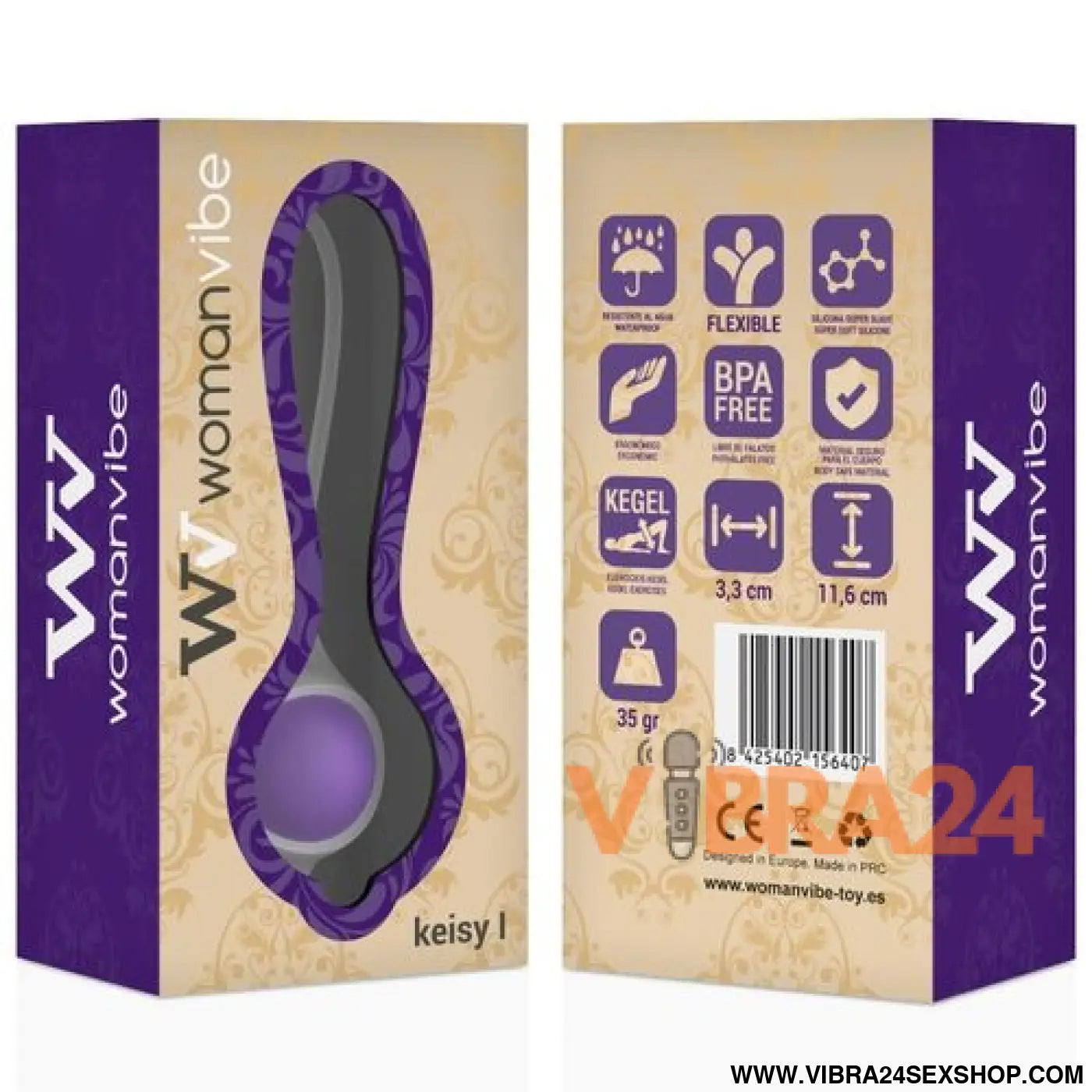 WOMANVIBE - Keisy I Bola Geisha Silicone Mulher - VIBRA24 SEXSHOP