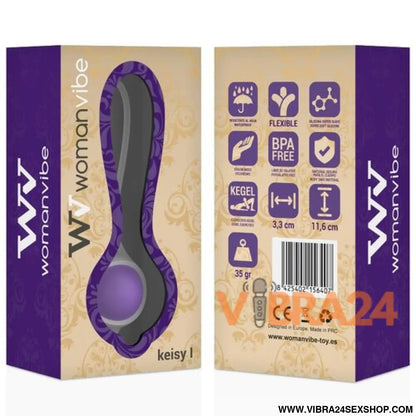 WOMANVIBE - Keisy I Bola Geisha Silicone Mulher - VIBRA24 SEXSHOP