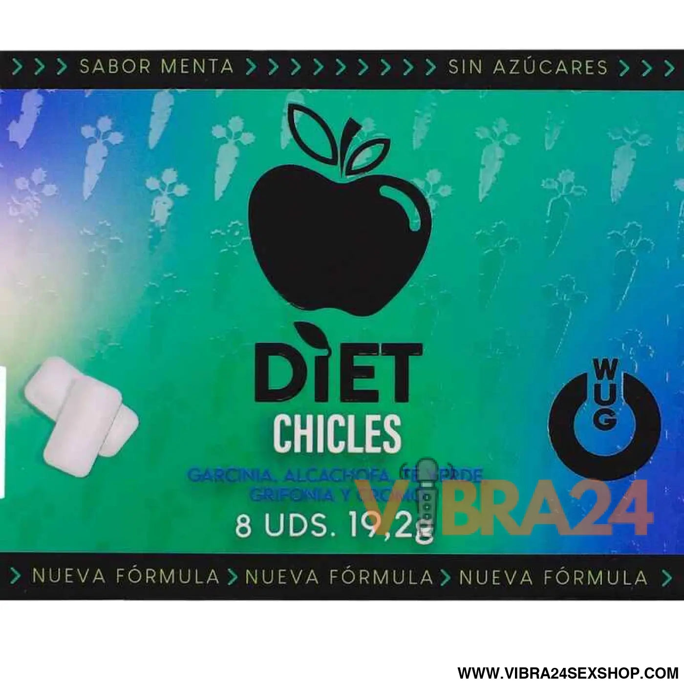 WUG Diet - Controle do apetite e redução de lanches. Cartela com 8 unidades.
