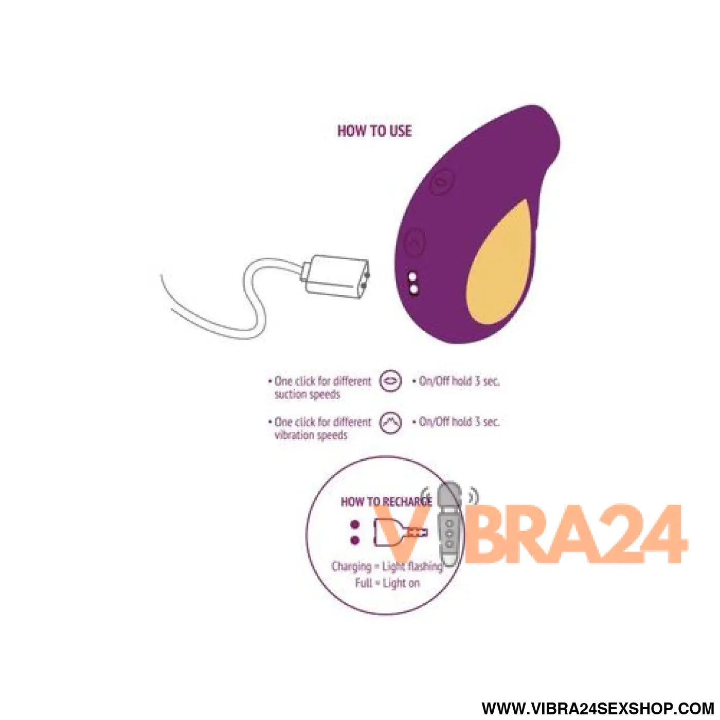 XOCOON - Estimulador de Amor Divino Roxo para Prazer e Conexão Emocional