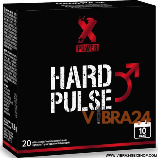 XPOWER - TRATAMENTO EXPRESSO HARD PULSE: EREÇÃO E RESISTÊNCIA POR 10 DIAS - 20 CÁPSULAS